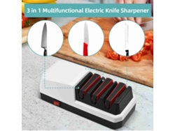 Afilador De Cuchillos Eléctrico Multifuncional Con Potente Rueda De Diamante Para La Cocina Del Hogar.