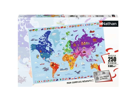 Puzzle NATHAN (Cartón - Blanco - 49 x 36 cm)