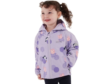 Casacos REGATTA Jaqueta Peppa Pig Muddy Puddle Roxo 12-18 Months Rapaz