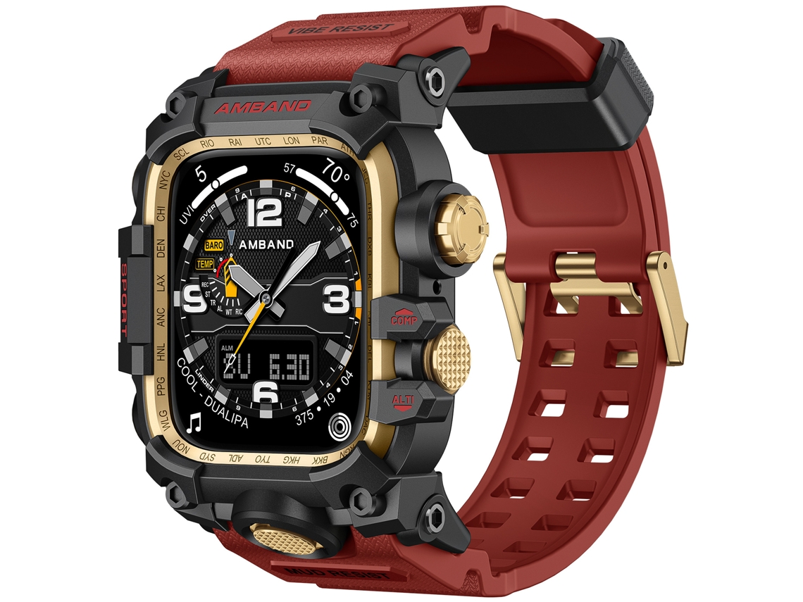 Correa roja XIAOMOYU para Apple Watch Ultra de 49 mm