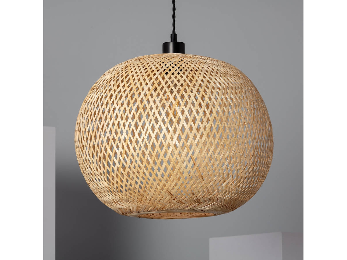 Lámpara de Suspensión LEDKIA Llata (Madera - E27 - 60 W)