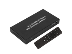 Divisor De Interfaz Multimedia Hd 4 En 1 Con Control Remoto, 1080p, Enchufe Estadounidense, Transmisión Estable Y Rápida.