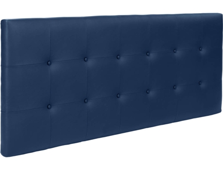 Cabecero DHOME Acolchado (Azul - Tela y Polipiel - 105 x 8 x 60 cm)