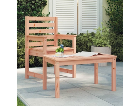 Mesa De Jardín VIDAXL Marrón Madera (82.5x50.5x45 cm)