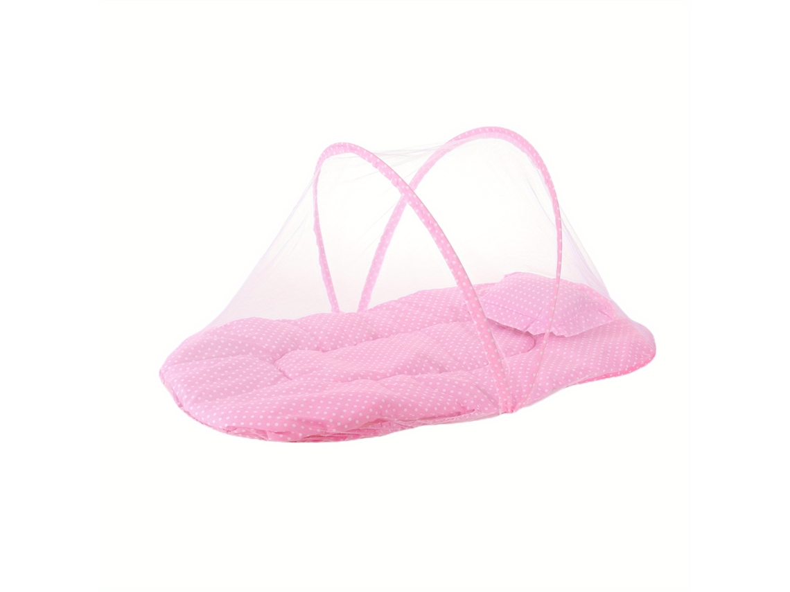 Mosquitera Plegable Con Estampado De Lunares, Protección Contra Los Mosquitos, Esencial Para Actividades Al Aire Libre En Verano, Ideal Para