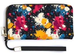 Cartera Cuero Con Cremallera Para Mujer Diseño Estampado