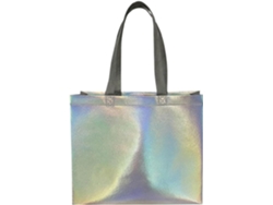 Bolsa Slowmoose Holográfica de PU, Grande, Reutilizable, Impermeable.