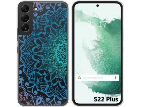 Carcasa Samsung Galaxy S22 Plus 5G TUMUNDOSMARTPHONE Dibujos Transparente Mandala Multicolor