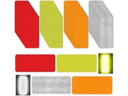 40 unidades de cinta reflectante autoadhesiva, cinta reflectante para bicicletas, cinta adhesiva reflectante de seguridad para coches/bicicletas/escaleras GOKOCO