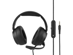 Auriculares Gaming Cableados Nubwo N12d Con Cancelación De Ruido, Auriculares Circumaurales, Graves Potentes, Color Negro