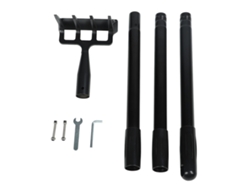 Rastrillo De Acero Inoxidable Para Desherbar Con Longitud Ajustable Y Mango Ergonómico - Herramienta De Jardinería
