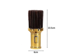 Cepillo De Pelo Roto Multifuncional Para Barbería Cepillo De Cuello Barbilla Limpieza De Pelo Suave Y Duradero Oro