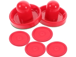Empujadores De Mesa De Hockey De 2 Piezas, Redondos, Asas, Paletas De Portería, Accesorios