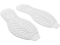 Suela Exterior Antideslizante Blanca Para Zapatillas, Parche Adhesivo De Goma Duradero