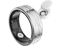 Anillo Inteligente Con Métricas De Salud En Tiempo Real. Incluye Estuche De Carga (Plata, 8#). CHRUI