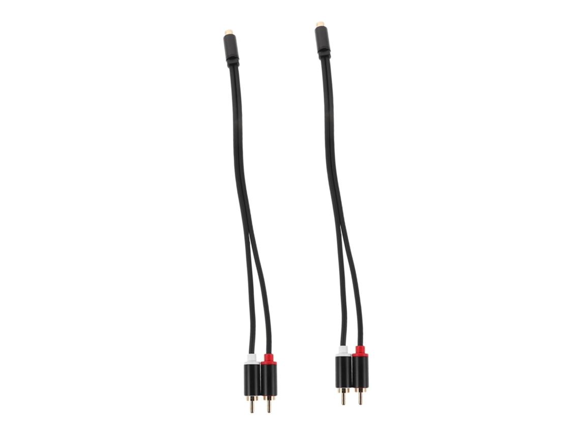 Cable De Audio De 2 Piezas Con Divisor En Y Hembra A Doble Macho Para Sistema