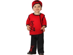 Disfraz de Bebé DISFRAZZES Chino Rojo (Talla: 6 a 12 meses)