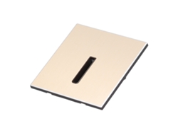 Lámpara Led Empotrable Para Escaleras, 3000k, 1w, Para Escalones, Pasillos Y Esquinas, 100-240v, Color Dorado.
