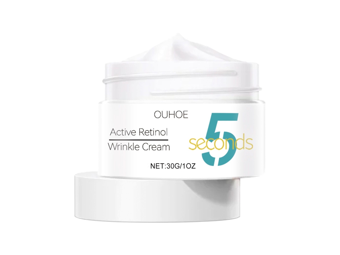 Crema de retinol reafirmante con efecto visible.