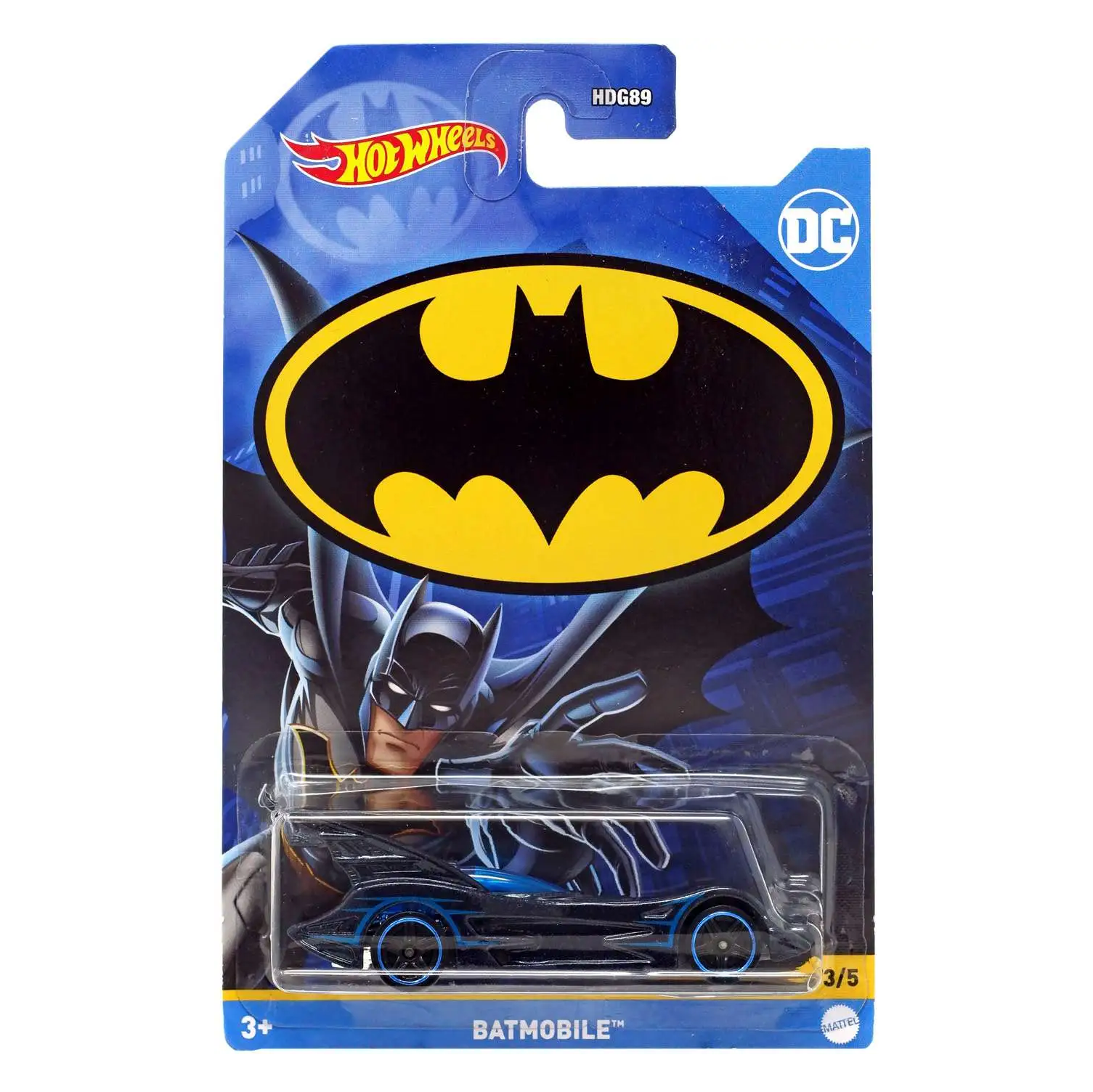 Hot Wheels Batman - Batimóvil Azul MATTEL