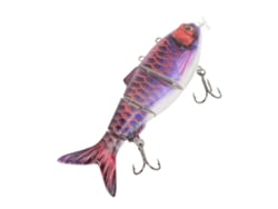 Señuelo de pesca robótico con hélice LED, recargable por USB.