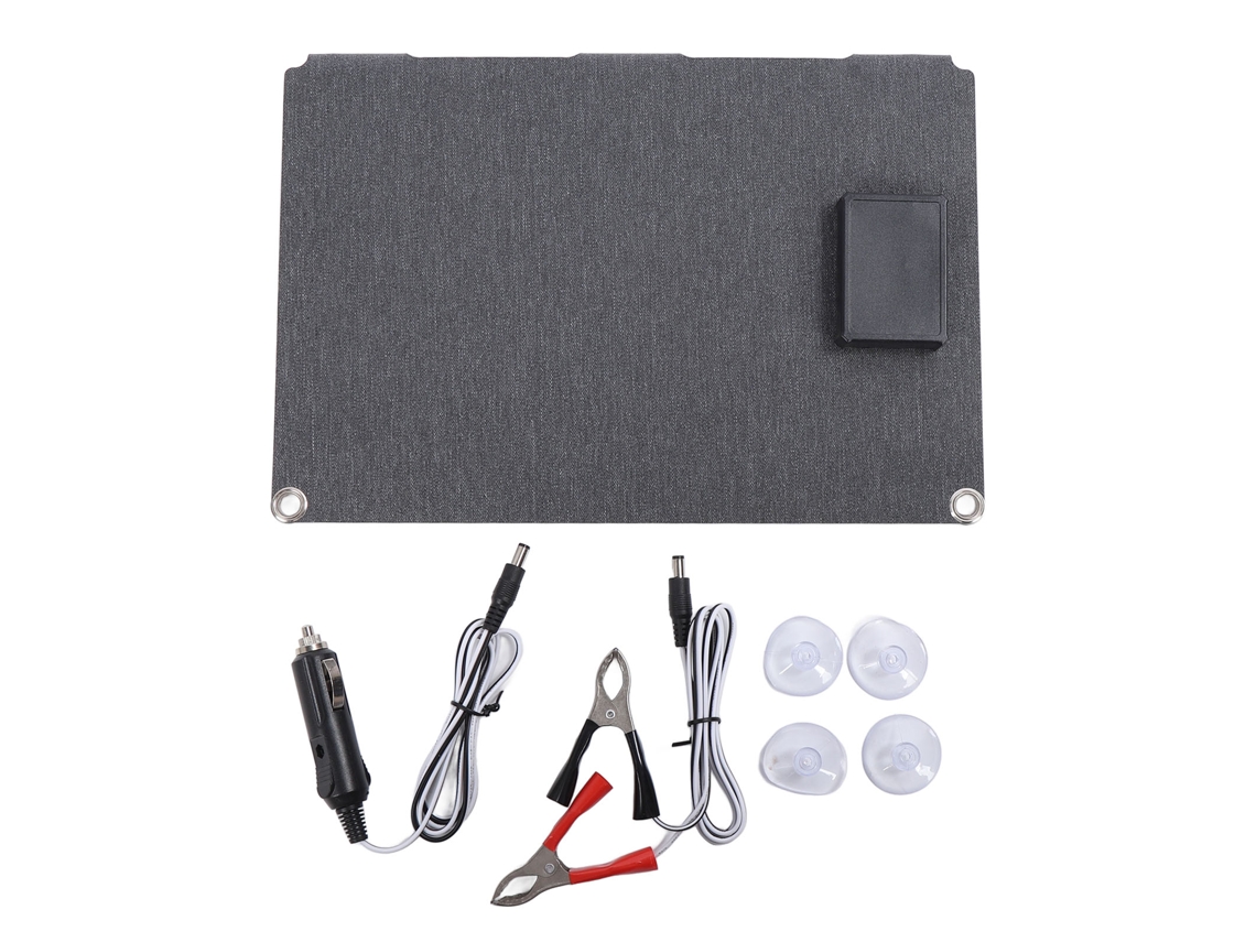 Cargador Solar Portátil De 20 W Y 12 V, Plegable, De Etfe, Para Teléfono, Cámara Y Camping.