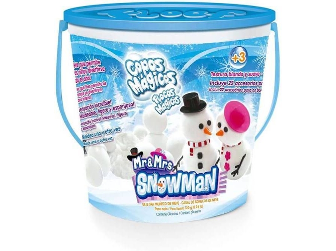 Cubos DISFRAZZES Copitos Magicos Sr y Sra Muñeco de Nieve + Moldes
