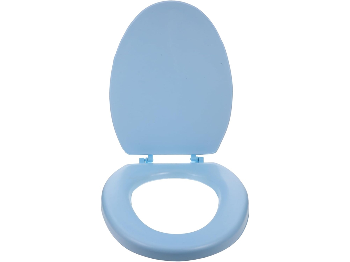 Asiento De Inodoro Alargado De Espuma Con Tapa Extraíble Y Soporte Reforzado, Adecuado Para