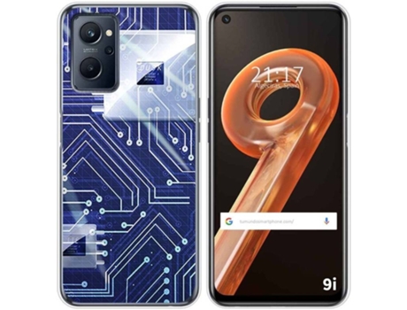 Carcasa Realme 9i TUMUNDOSMARTPHONE Dibujos Circuito Multicolor