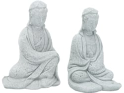 2 Piezas De Estatuas De Buda Guanyin Para Decorar Jardines Exteriores.