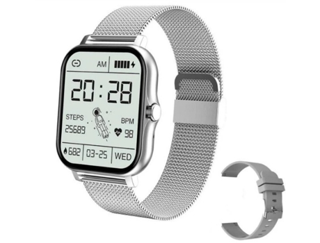 Smartwatch LIGE P8 Plus prateado