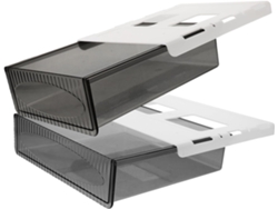 Organizador De Plástico De 2 Piezas Para Debajo Del Escritorio, Ideal Para Guardar Material De Oficina, Lápices Y Notas.