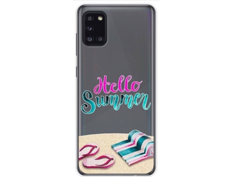 Carcasa Samsung Galaxy A31 TUMUNDOSMARTPHONE Dibujos Transparente Multicolor