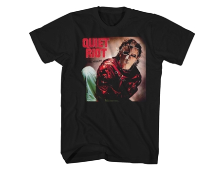 Camiseta ROCKINSTONE Quiet Riot Arte del álbum de salud de metal Camiseta ROCKINSTONE Quiet Riot (Algodón - XL)