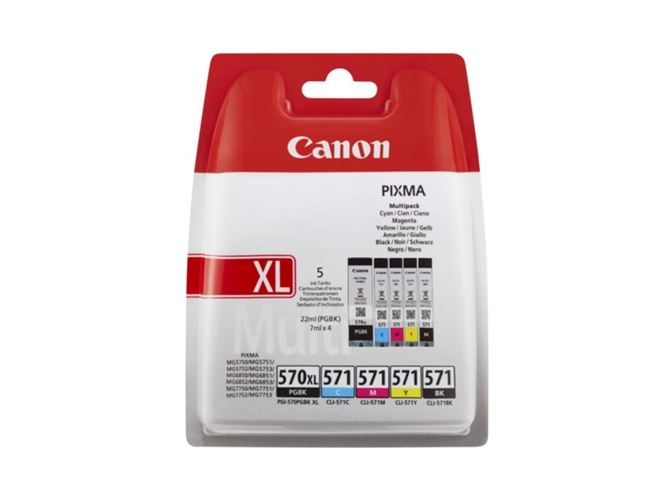 Cartucho de tinta Original CANON CLI-571C XL Cián