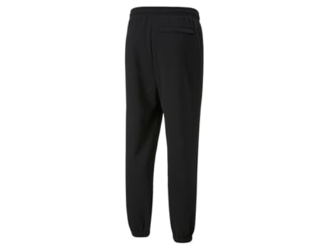 Pantalones Deportivos de Hombre para Fitness PUMA Chándal Classics Fl Negro (L)