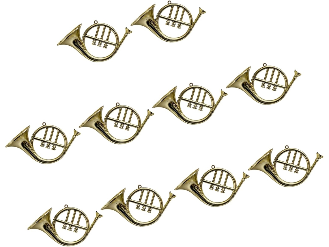 Juego De 10 Instrumentos Colgantes En Miniatura Para Chimeneas, Estantes Y Artículos Para Fiestas.