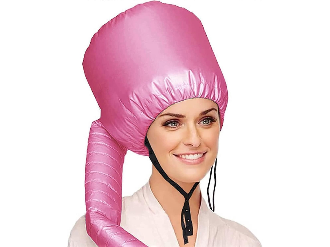 Gorra Secadora De Pelo Portátil Con Tubería Larga Para Secado Rápido Y Tratamientos Capilares Sin Dañar El Cabello