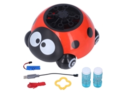 Máquina eléctrica automática de burbujas para niños, juguete para hacer burbujas con solución de burbujas