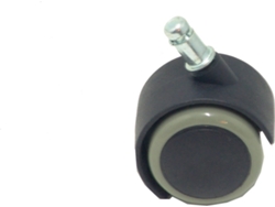 Pack de 5 Ruedas para Sillas de Escritorio PIQUERAS Y CRESPO Parquet Negro (11 mm)