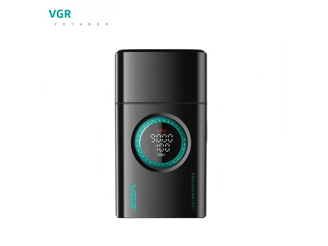Afeitadora eléctrica portátil para barba de 9000 RPM (negra)