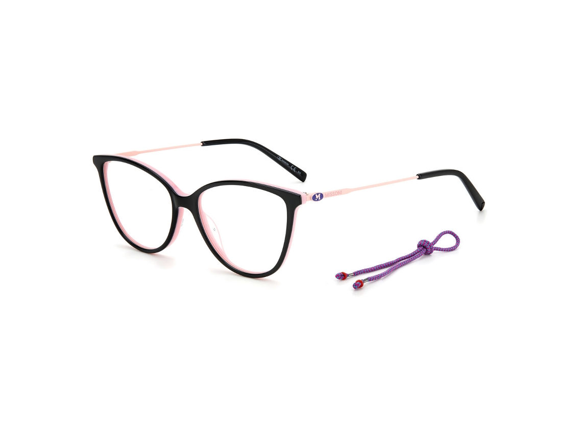 Montura De Gafas Mujer Missoni Mmi-0063-3h2f315 (negro - Acetato - Ø 53 Mm)