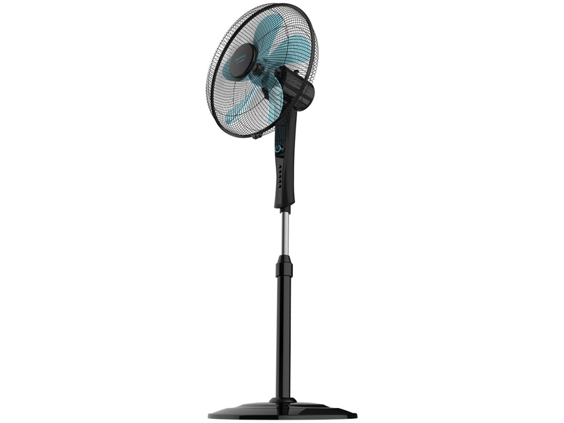 Cecotec Ventilador De Pie Con Temporizador Energysilence 520 Power Black. 50 W, 5 Aspas 40 Cm De Diámetro, Oscilante