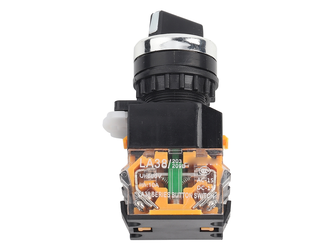 Interruptor selector giratorio (3 posiciones, autobloqueante)