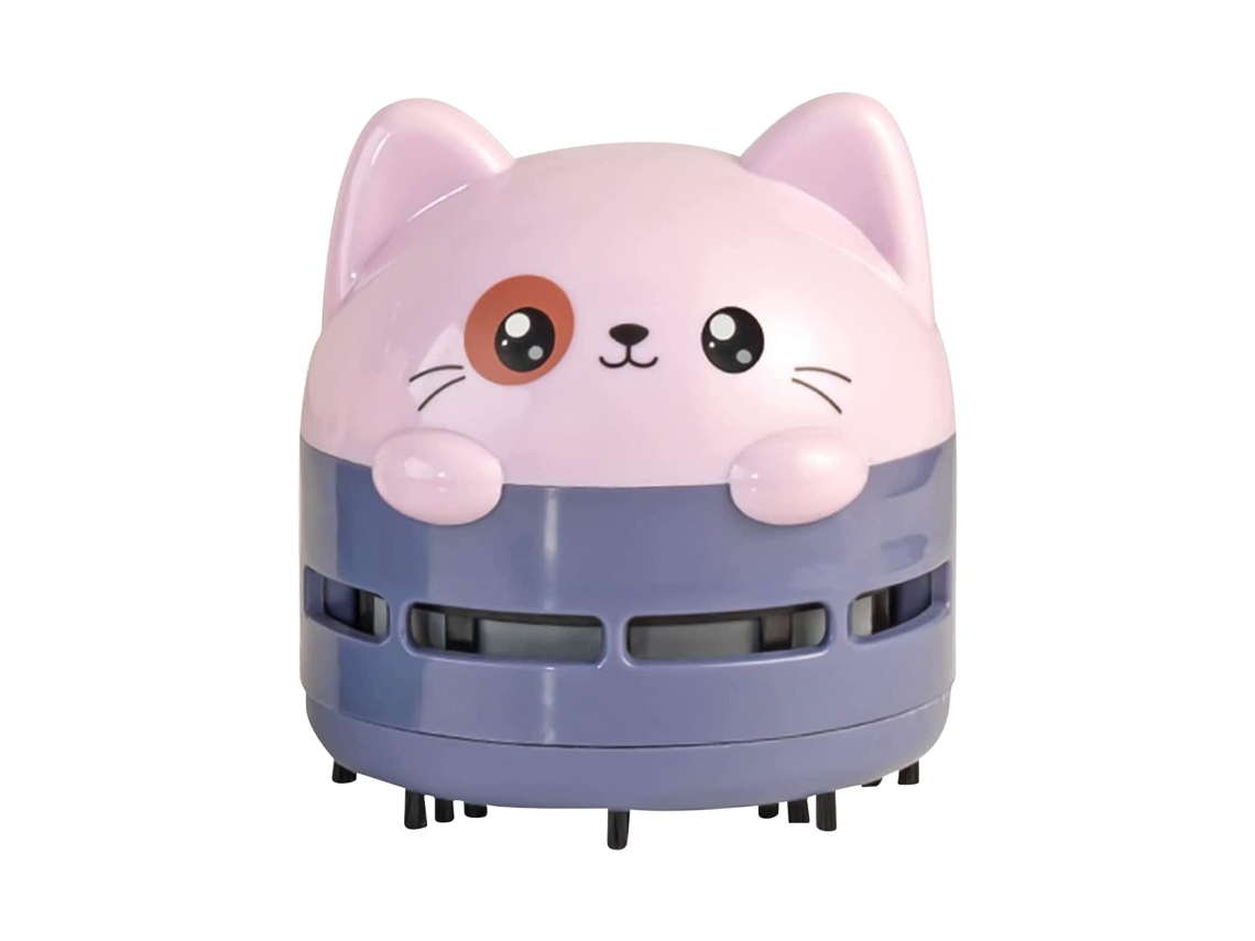 Aspirador de pó de mesa fofo, espanador USB portátil, mini espanador de teclado recarregável, aspirador de pó Me