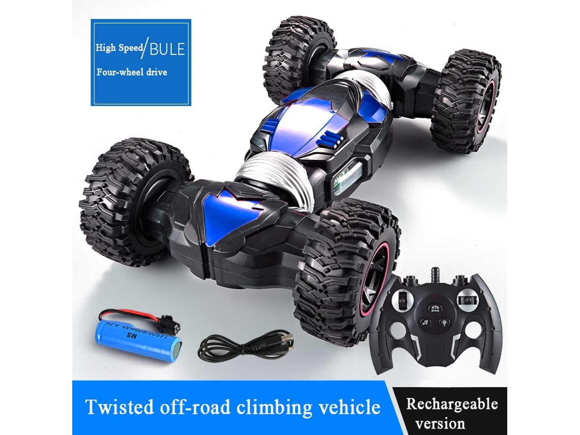 Juguete Teledirigido GAATPOT 2.4G Rc 4Wd Radio Control Stunt Car