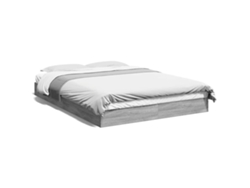 Maison Exclusive - Estructura De Cama Madera De Ingeniería Gris Sonoma 140x200 Cm