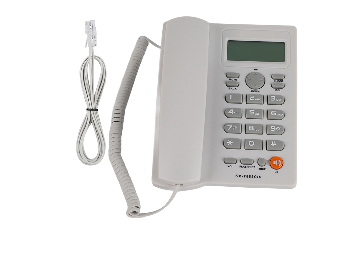 Teléfono fijo (identificador de llamadas, llamadas manos libres)