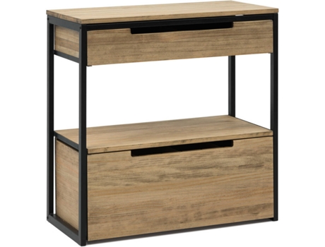 Estante BOX FURNITURE 60 Icub Negro (Madera, Metal - 40x80x80 cm)