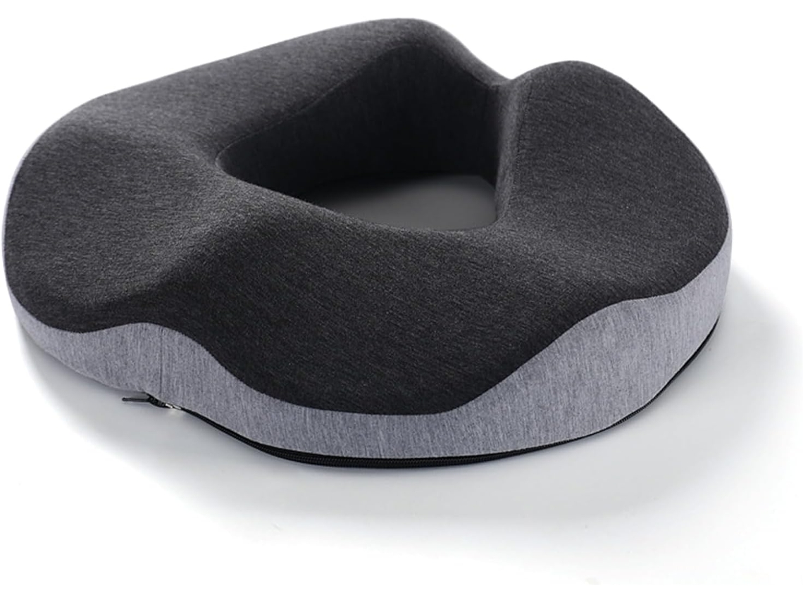 Cojín Ortopédico De Espuma Viscoelástica Para Silla De Oficina, Para Aliviar La Ciática (gris) Digitallab